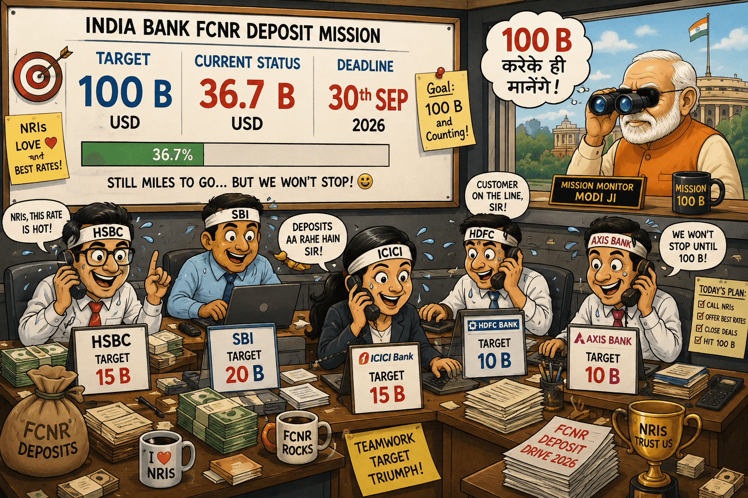 The FCNR Deposit Rate Race: Who’s Luring Desi NRIs with the Best Rates?