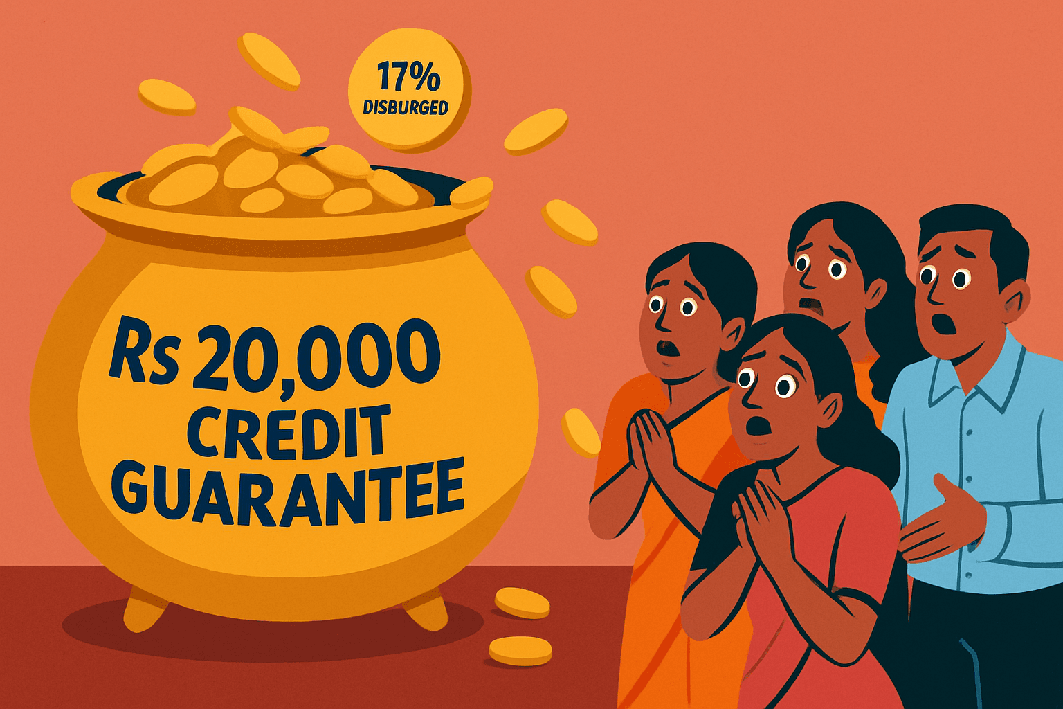 The Rs 20,000 Crore Credit Guarantee Plan: A Slow Start and Uncertain Future